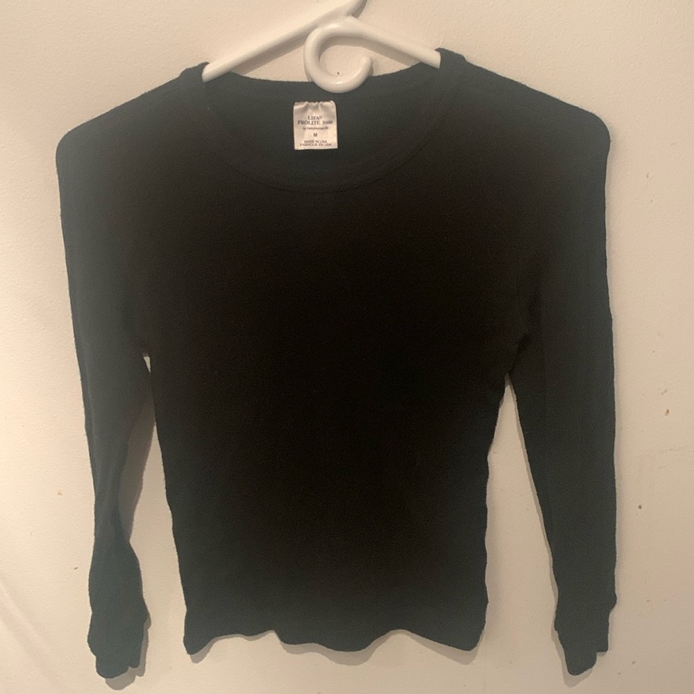 Gorgeous Jet Black Helly Hansen Prolite 5000 Mountaineering/Winter Crewneck SZ M